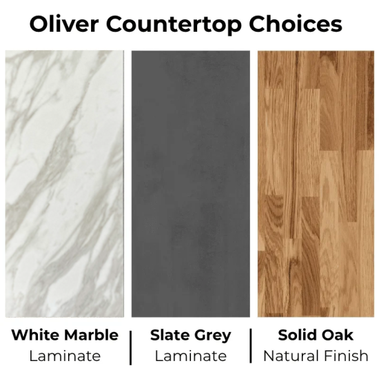 Oliver Dust Grey 1400 Slim Shaker Fitted Furniture