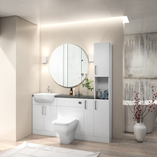 Oliver Fitted Suite: White