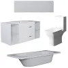 Sonix White 890 Bath Suite
