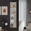 Patello Tall Boy Storage White