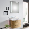 Pelipal Cassca 600 Vanity Unit with Optional Mirror and Lighting