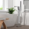Slade Floorstanding Chrome Shower Bath Tap