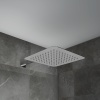 Product image for Ribble Square 250mm Overhead Shower with Wall Arm