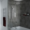 Product Image for Ribble Square 250mm Overhead Shower with Wall Arm