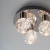 Decorative Flush Ceiling Light: 3 Bulb