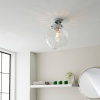 Decorative Flush Ceiling Light: 1 Bulb