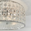 Decorative Flush Ceiling Light: 3 Bulb