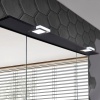 pelipal 6025 1000mm black wall hung vanity unit