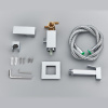 slade square shattaf douche kit chrome