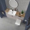 oliver cashmere 1500 sink unit with wc toilet complete suite