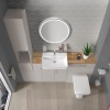 oliver 1700 cashmere vanity toilet tallboy package