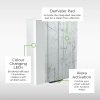 Transparent Cut-out Annotated Image for Luka LED Mirror Cabinet with Demister