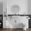 Product Image for Oliver 1600 White Shaker Fitted Furniture Combination Vanity Unit with Ceramic Basin 7