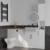 Product Image for Oliver 1600 White Shaker Fitted Furniture Combination Vanity Unit with Ceramic Basin 1