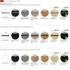 Pelipal Colour Chart 1 for the BALTO Range
