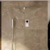 Cyber 2 Outlet Wall Shower Set Head Handset Bracket