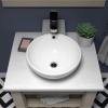 Extra Product Image For Monaco Cloakroom Countertop Basin With Tap Ledge 2