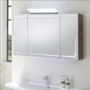 Solitaire 7005 2/3 Door Bathroom Mirror Cabinet with LED lights
