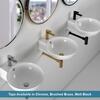 Extra Product Image For Tesla Round Wash Basin With Niagra Taps 2