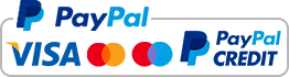 Paypal : Visa, Mastercard and Paypal Credit